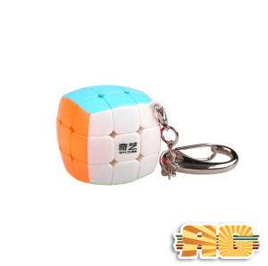 QiYi 3x3x3 lekerekített kulcstartó kocka